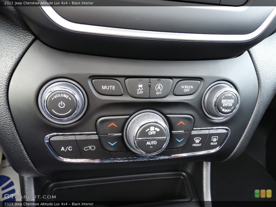 Black Interior Controls for the 2023 Jeep Cherokee Altitude Lux 4x4 #145358334
