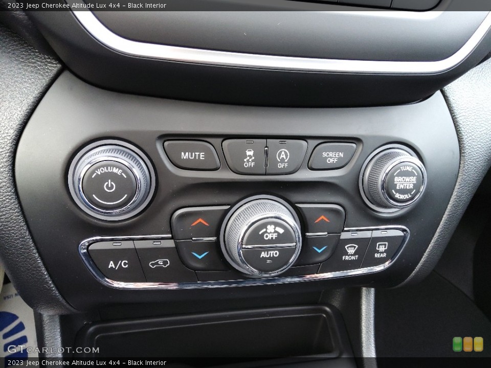 Black Interior Controls for the 2023 Jeep Cherokee Altitude Lux 4x4 #145358334