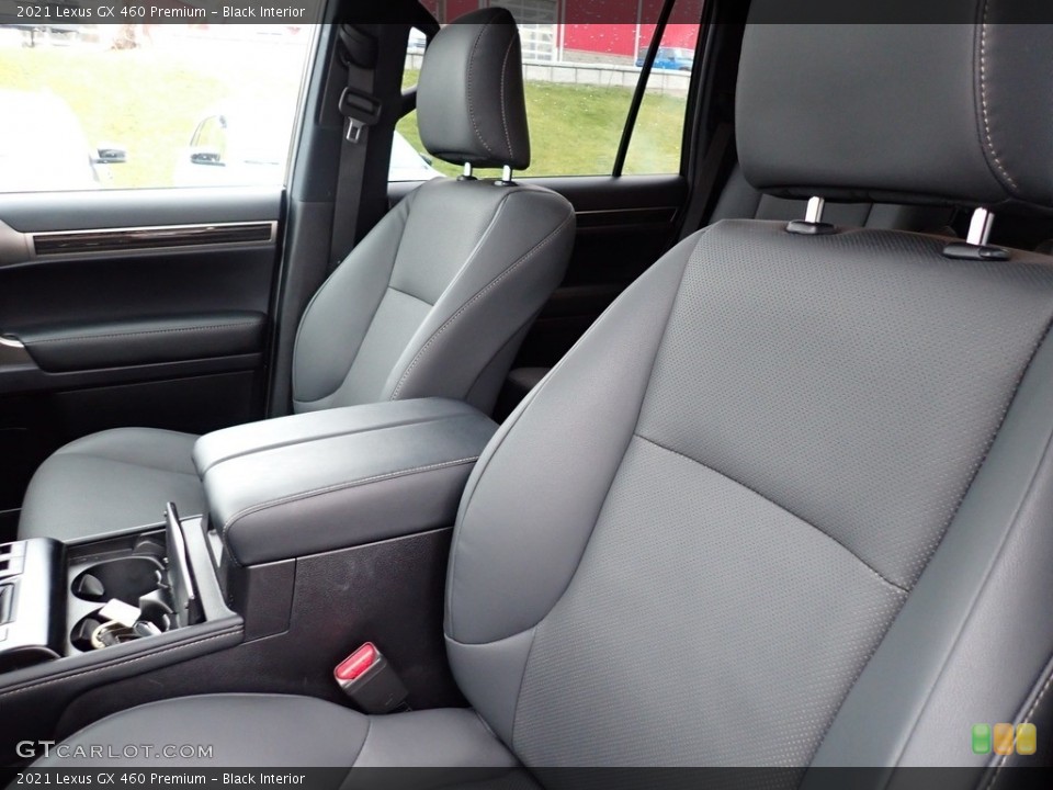 Black Interior Front Seat for the 2021 Lexus GX 460 Premium #145358382