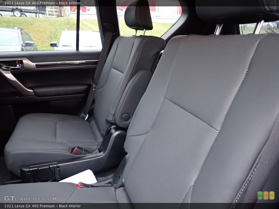 Black Interior Rear Seat for the 2021 Lexus GX 460 Premium #145358409