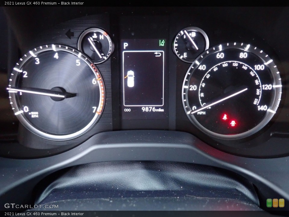 Black Interior Gauges for the 2021 Lexus GX 460 Premium #145358577
