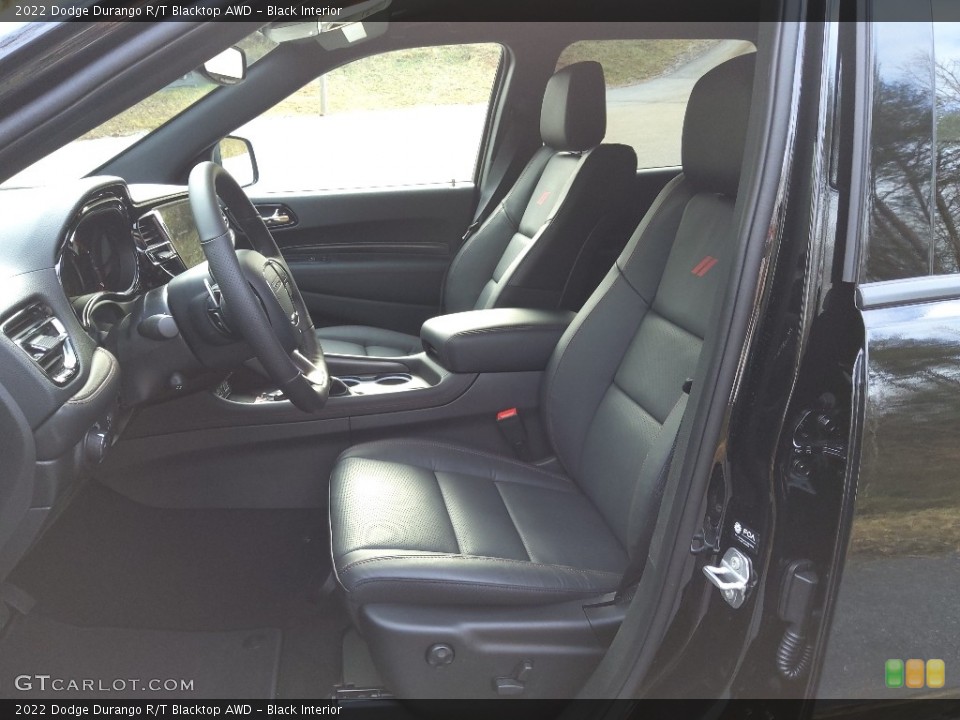 Black Interior Front Seat for the 2022 Dodge Durango R/T Blacktop AWD #145358828
