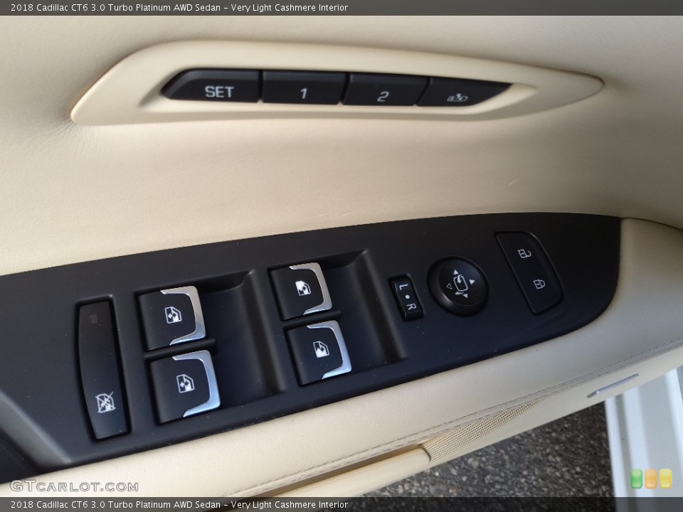 Very Light Cashmere Interior Door Panel for the 2018 Cadillac CT6 3.0 Turbo Platinum AWD Sedan #145358838