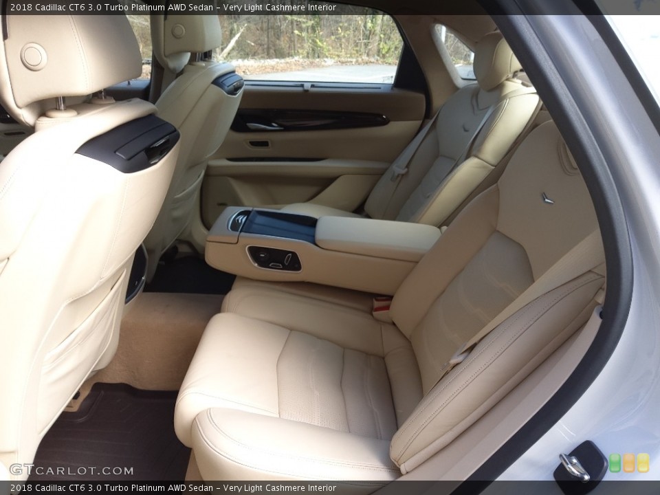 Very Light Cashmere Interior Rear Seat for the 2018 Cadillac CT6 3.0 Turbo Platinum AWD Sedan #145358862