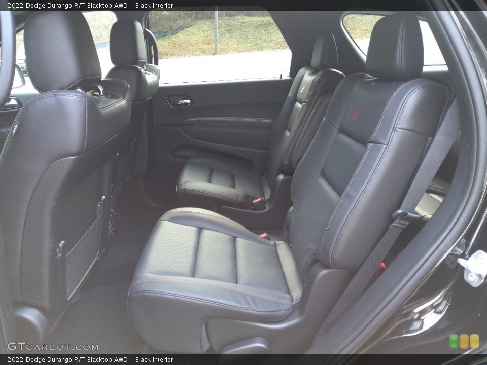Black Interior Rear Seat for the 2022 Dodge Durango R/T Blacktop AWD #145358931