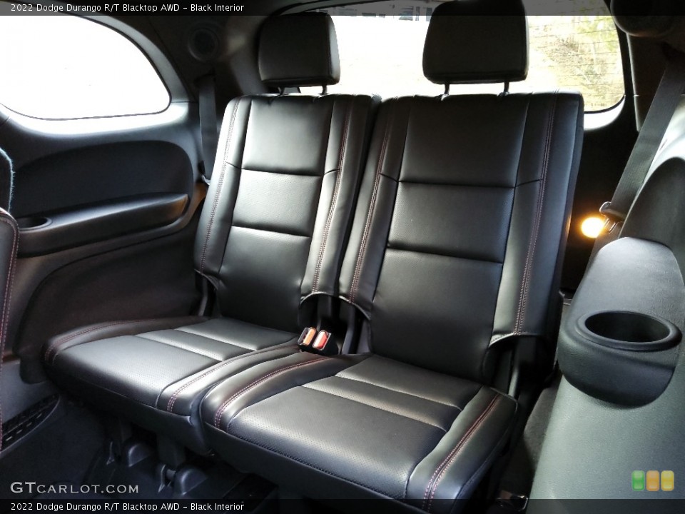 Black Interior Rear Seat for the 2022 Dodge Durango R/T Blacktop AWD #145358955