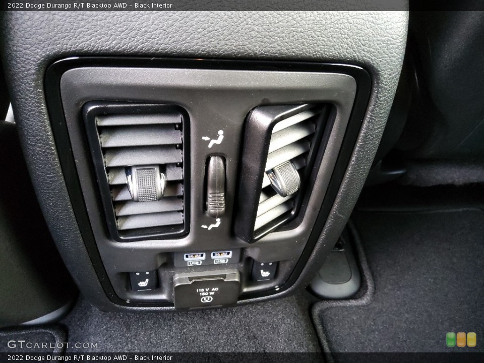 Black Interior Controls for the 2022 Dodge Durango R/T Blacktop AWD #145358985