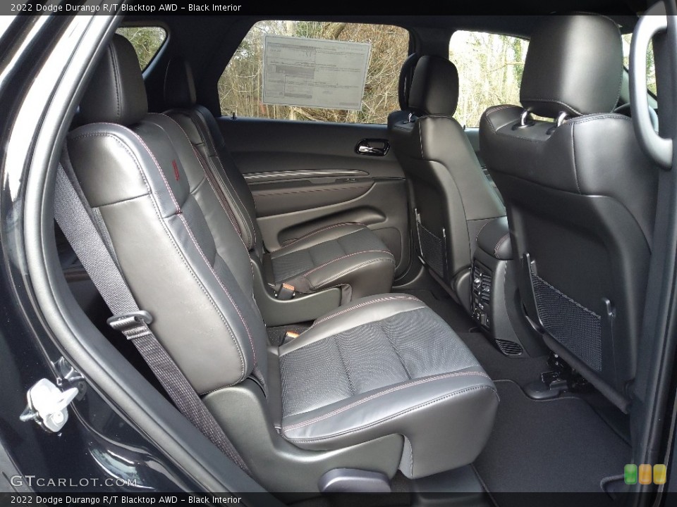 Black Interior Rear Seat for the 2022 Dodge Durango R/T Blacktop AWD #145359048