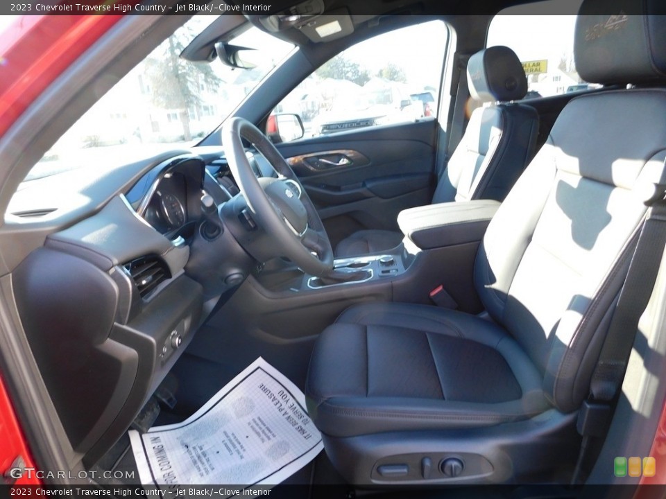 Jet Black/­Clove Interior Photo for the 2023 Chevrolet Traverse High Country #145359066