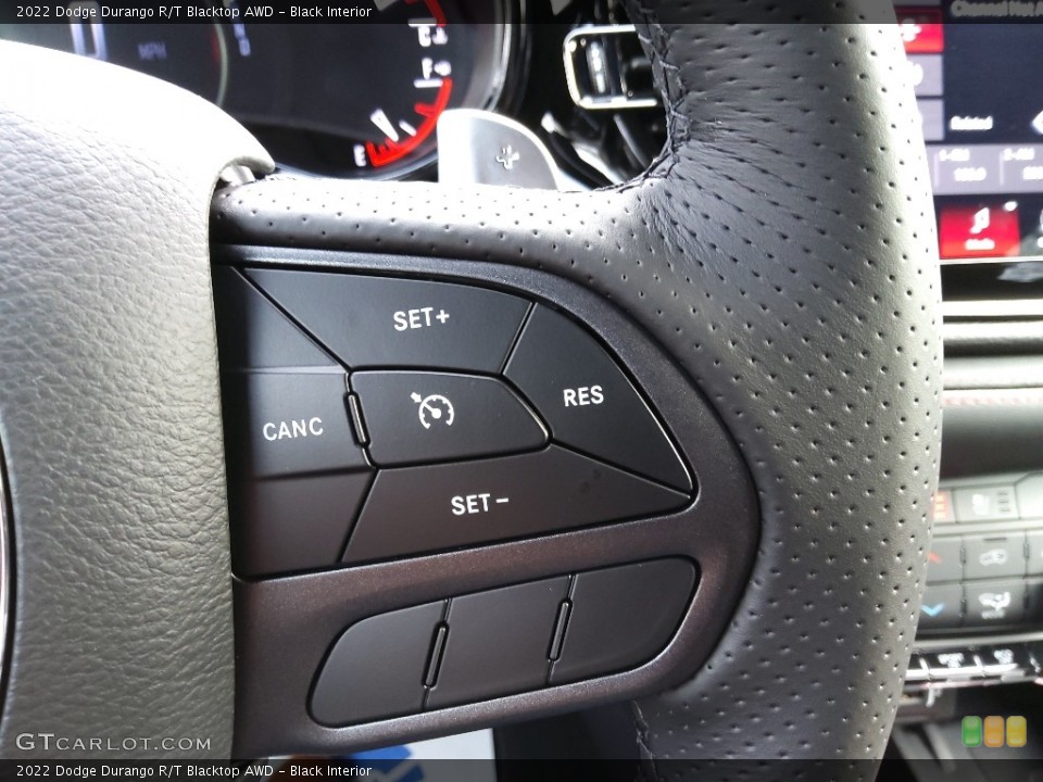 Black Interior Steering Wheel for the 2022 Dodge Durango R/T Blacktop AWD #145359138