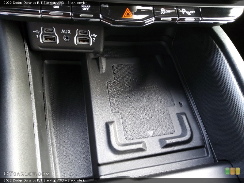 Black Interior Controls for the 2022 Dodge Durango R/T Blacktop AWD #145359252