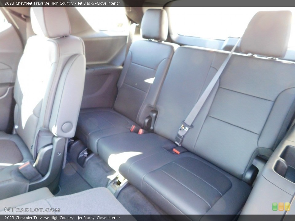 Jet Black/­Clove Interior Rear Seat for the 2023 Chevrolet Traverse High Country #145359630