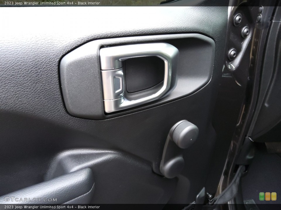 Black Interior Door Panel for the 2023 Jeep Wrangler Unlimited Sport 4x4 #145359633