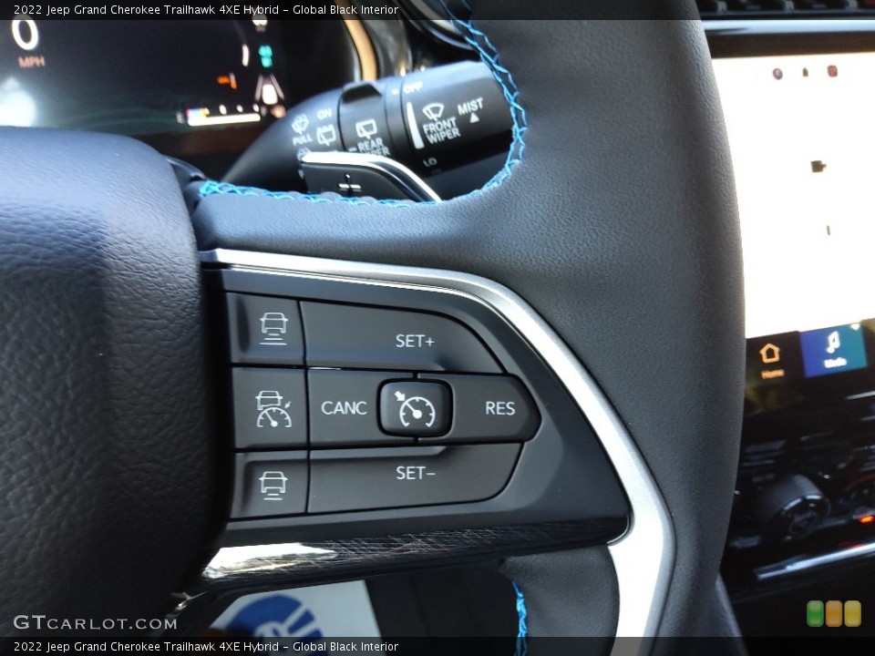 Global Black Interior Steering Wheel for the 2022 Jeep Grand Cherokee Trailhawk 4XE Hybrid #145360446