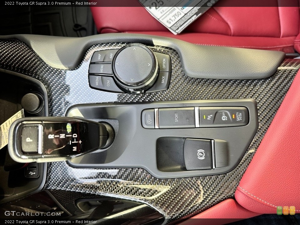 Red Interior Transmission for the 2022 Toyota GR Supra 3.0 Premium #145360882