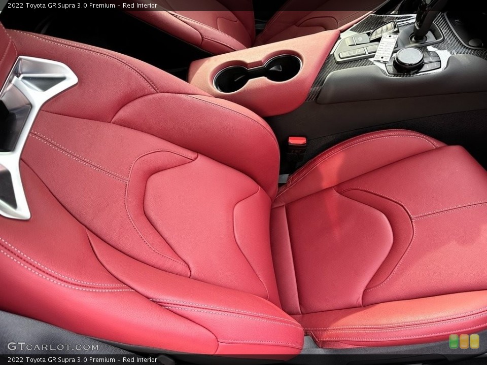 Red Interior Front Seat for the 2022 Toyota GR Supra 3.0 Premium #145360924