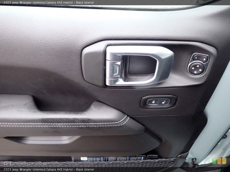 Black Interior Door Panel for the 2023 Jeep Wrangler Unlimited Sahara 4XE Hybrid #145362600