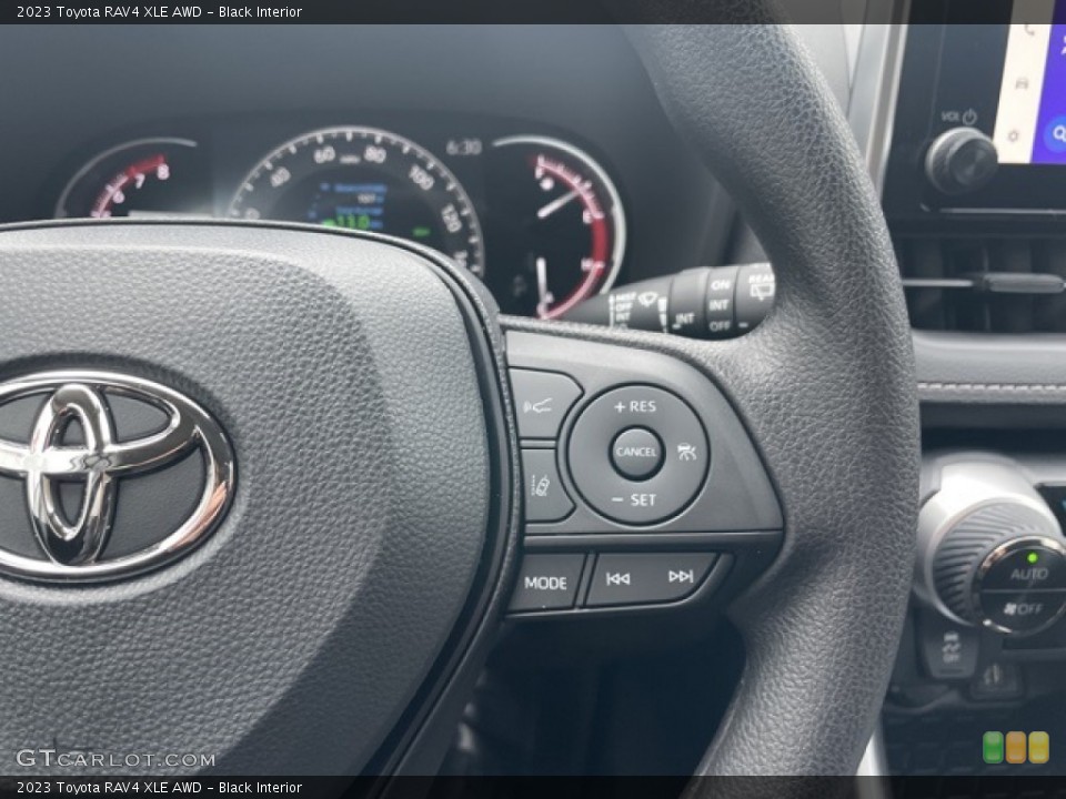 Black Interior Steering Wheel for the 2023 Toyota RAV4 XLE AWD #145362966