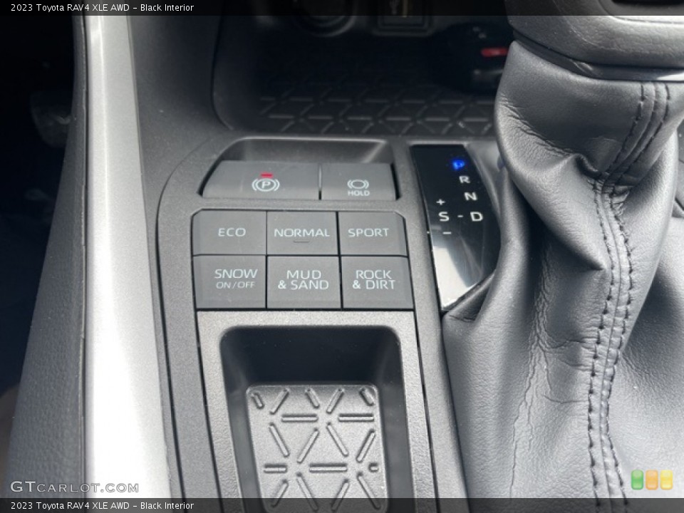 Black Interior Controls for the 2023 Toyota RAV4 XLE AWD #145362986