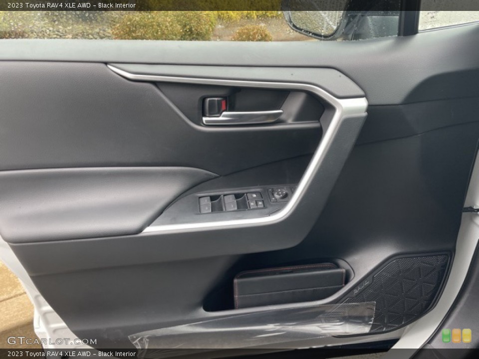 Black Interior Door Panel for the 2023 Toyota RAV4 XLE AWD #145363005