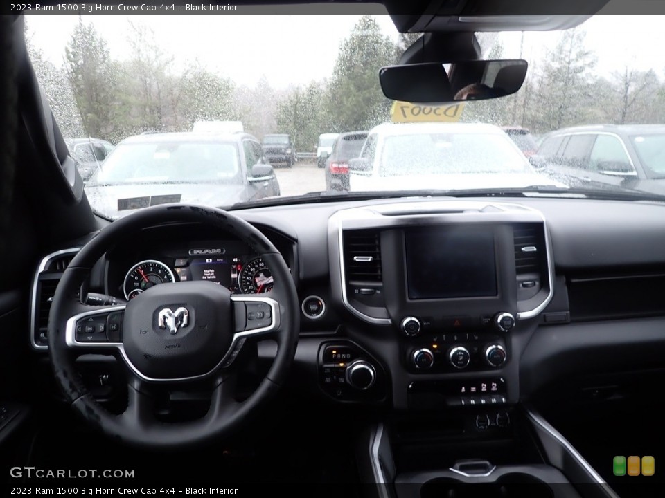 Black Interior Dashboard for the 2023 Ram 1500 Big Horn Crew Cab 4x4 #145363527