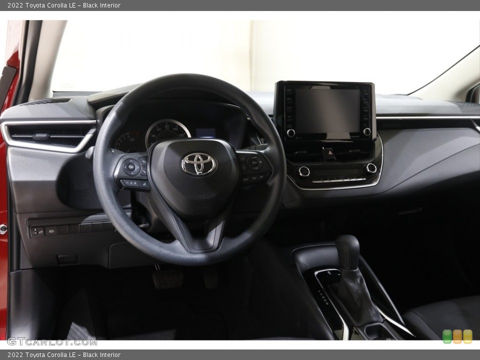 Black Interior Dashboard for the 2022 Toyota Corolla LE #145364741