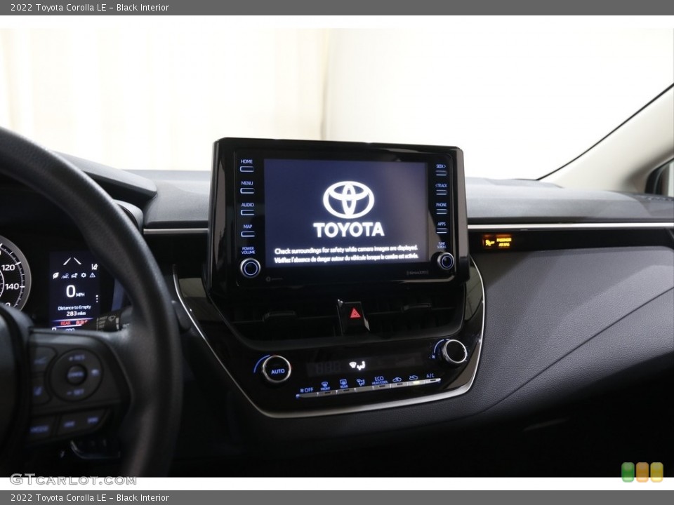 Black Interior Controls for the 2022 Toyota Corolla LE #145364787