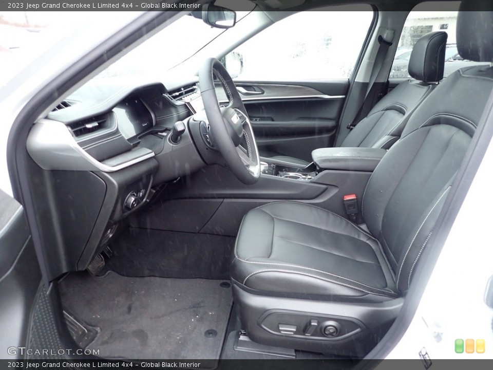 Global Black Interior Front Seat for the 2023 Jeep Grand Cherokee L Limited 4x4 #145364865