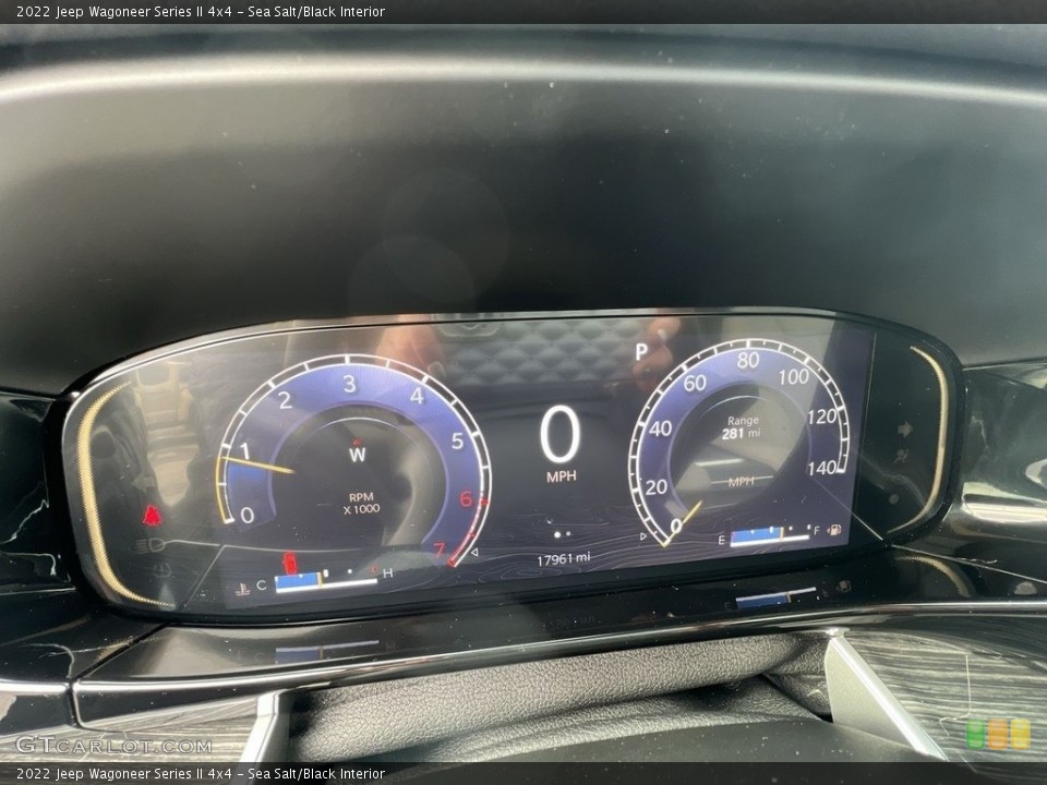 Sea Salt/Black Interior Gauges for the 2022 Jeep Wagoneer Series II 4x4 #145365102