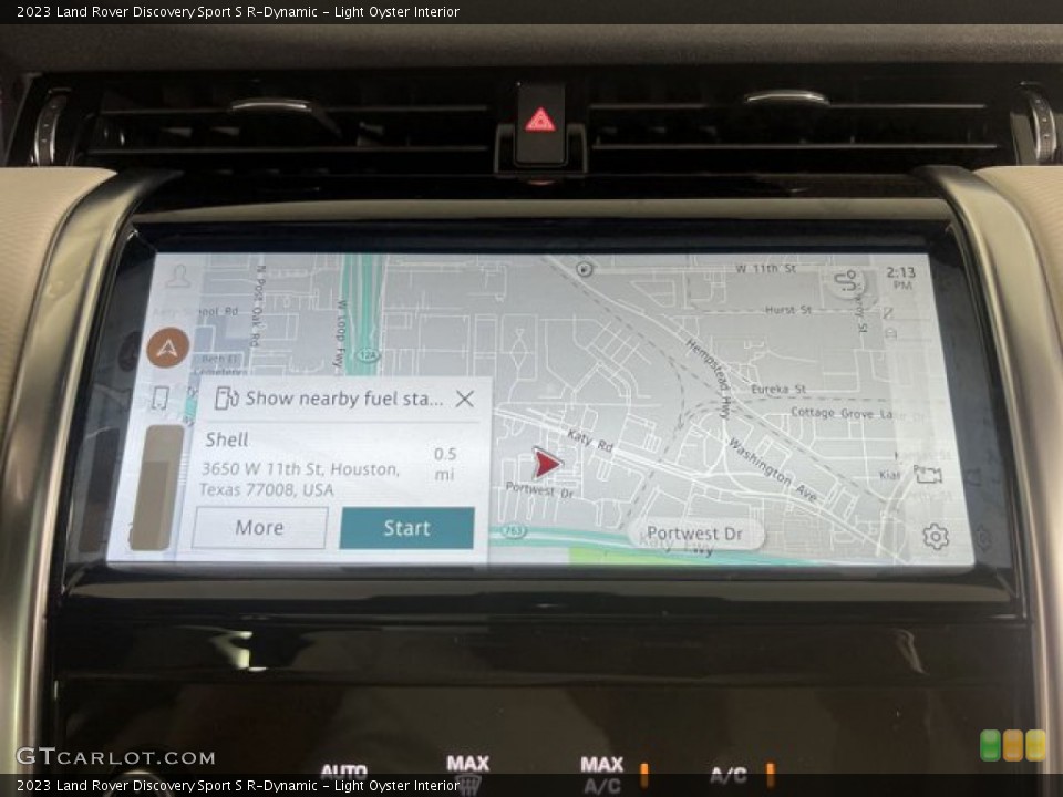 Light Oyster Interior Navigation for the 2023 Land Rover Discovery Sport S R-Dynamic #145366929