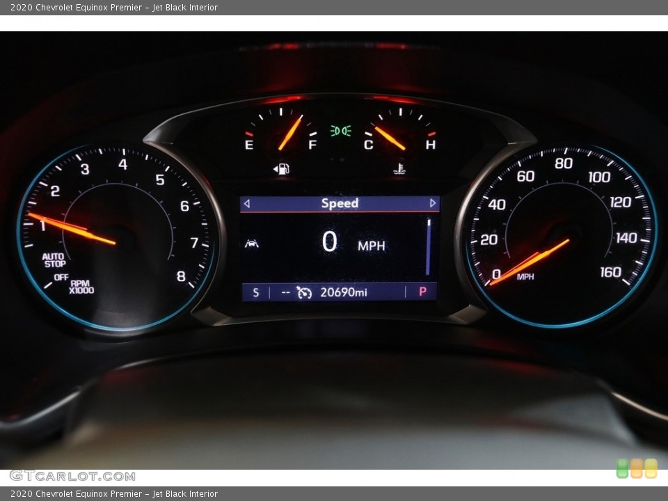 Jet Black Interior Gauges for the 2020 Chevrolet Equinox Premier #145367452