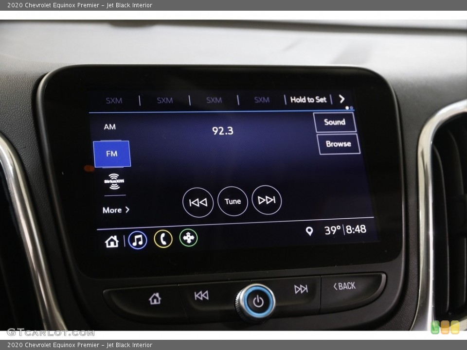 Jet Black Interior Controls for the 2020 Chevrolet Equinox Premier #145367458