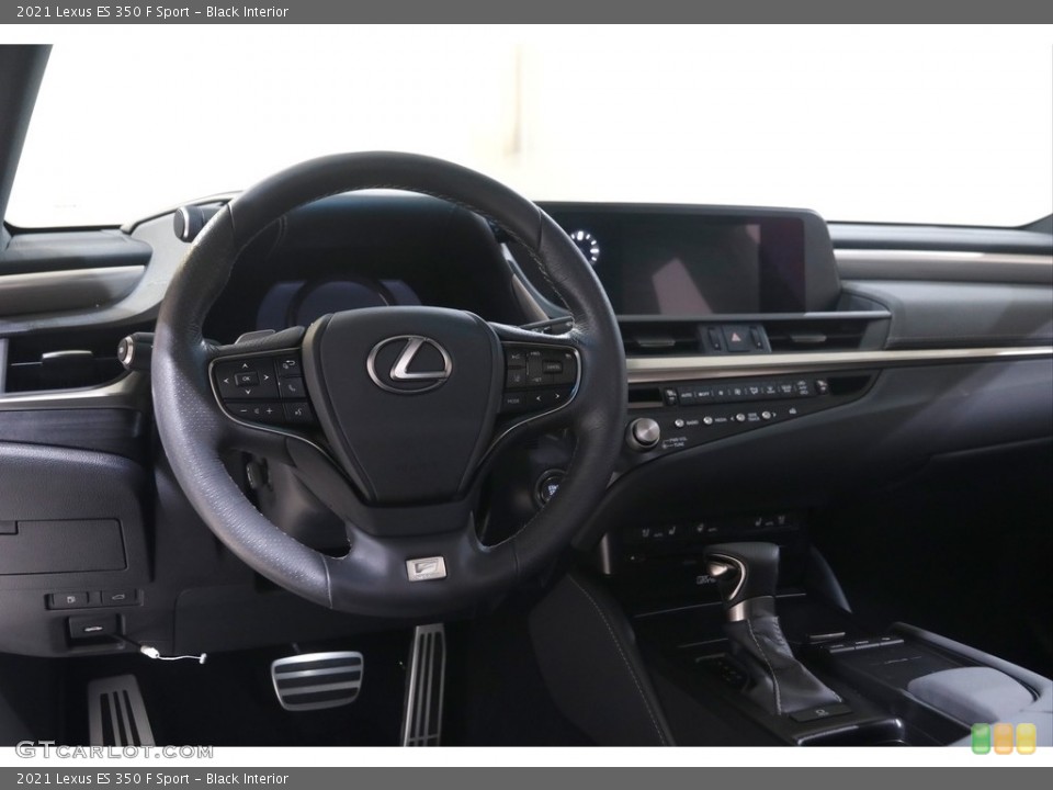 Black Interior Dashboard for the 2021 Lexus ES 350 F Sport #145368857
