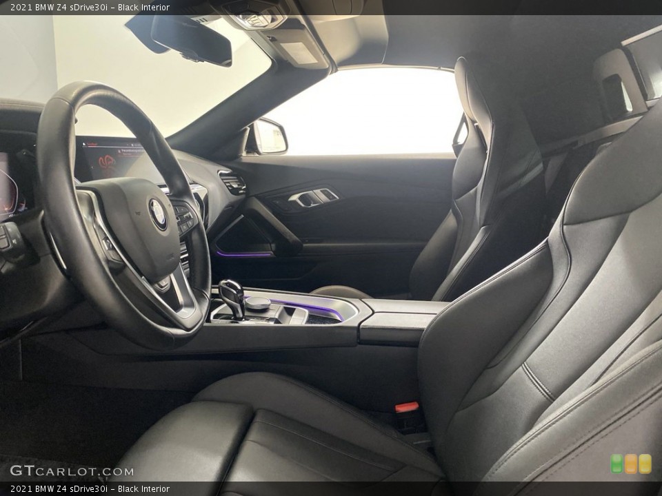 Black 2021 BMW Z4 Interiors