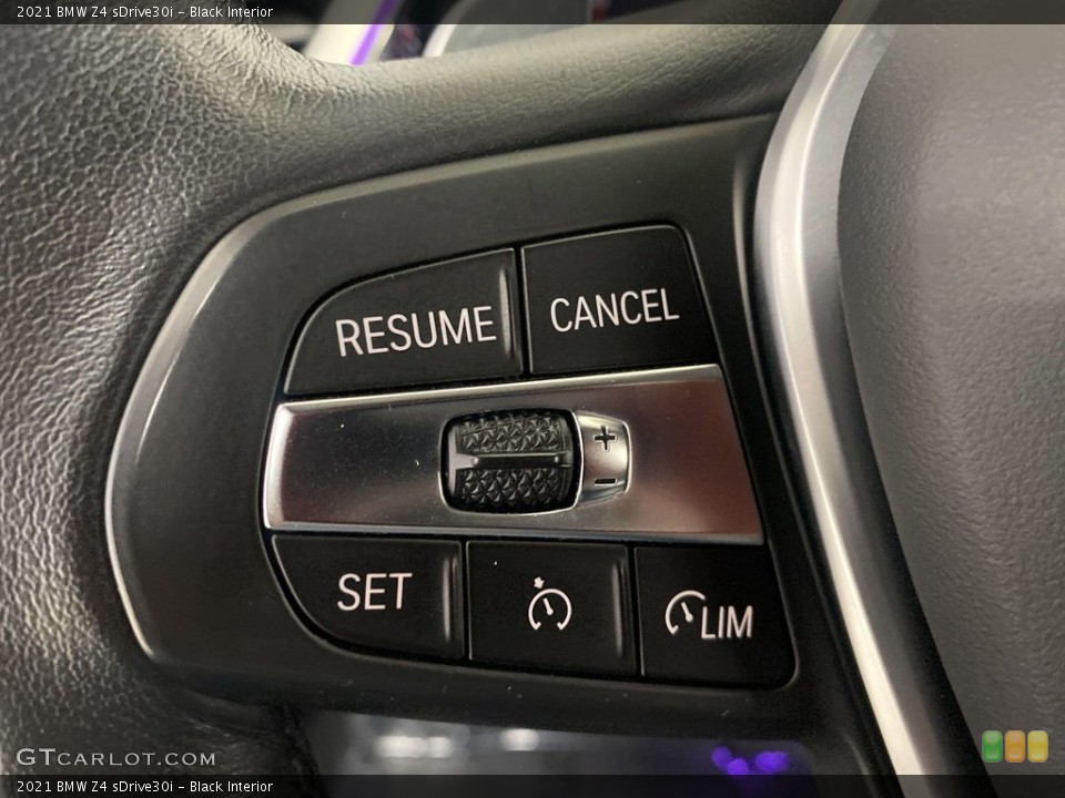 Black Interior Steering Wheel for the 2021 BMW Z4 sDrive30i #145369622