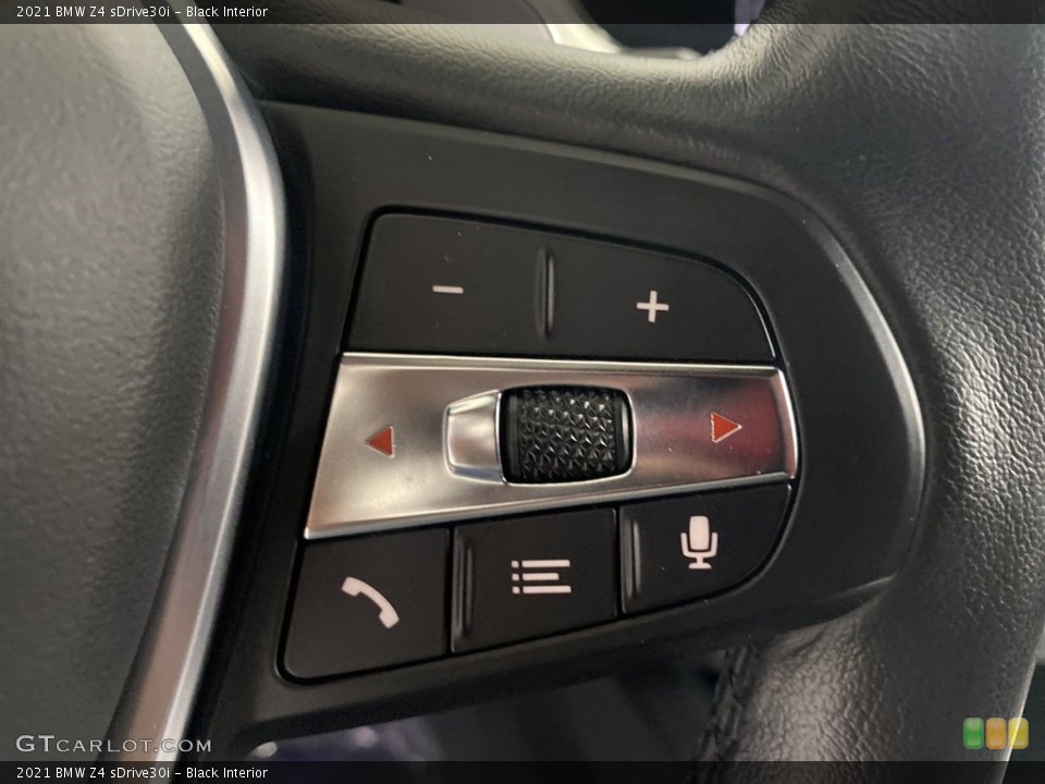 Black Interior Steering Wheel for the 2021 BMW Z4 sDrive30i #145369634