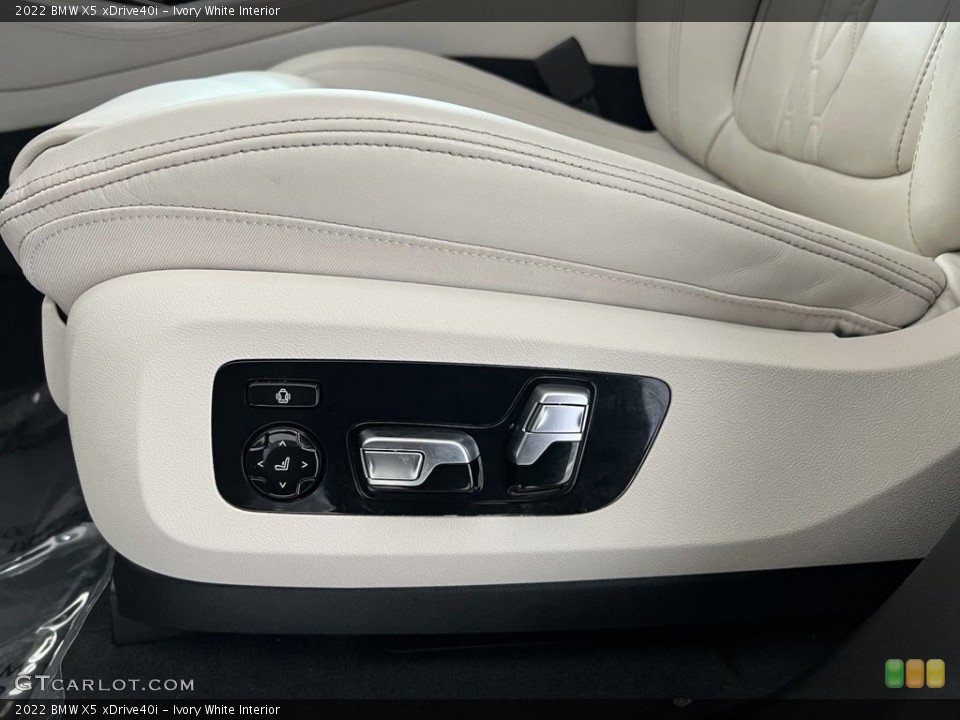 Ivory White Interior Front Seat for the 2022 BMW X5 xDrive40i #145369981