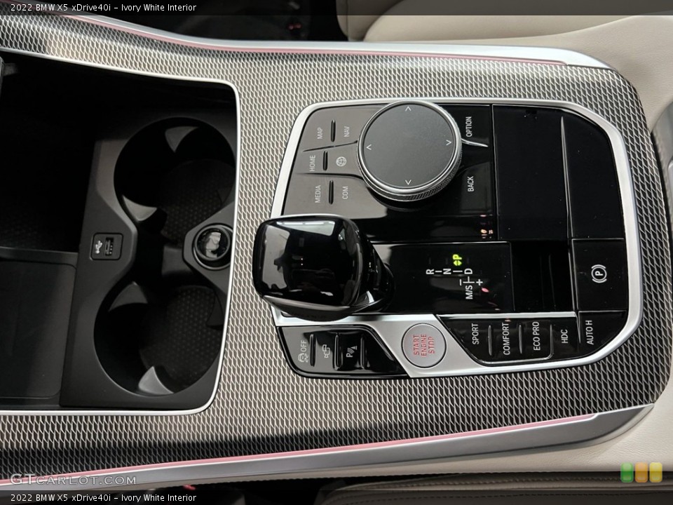 Ivory White Interior Transmission for the 2022 BMW X5 xDrive40i #145370006