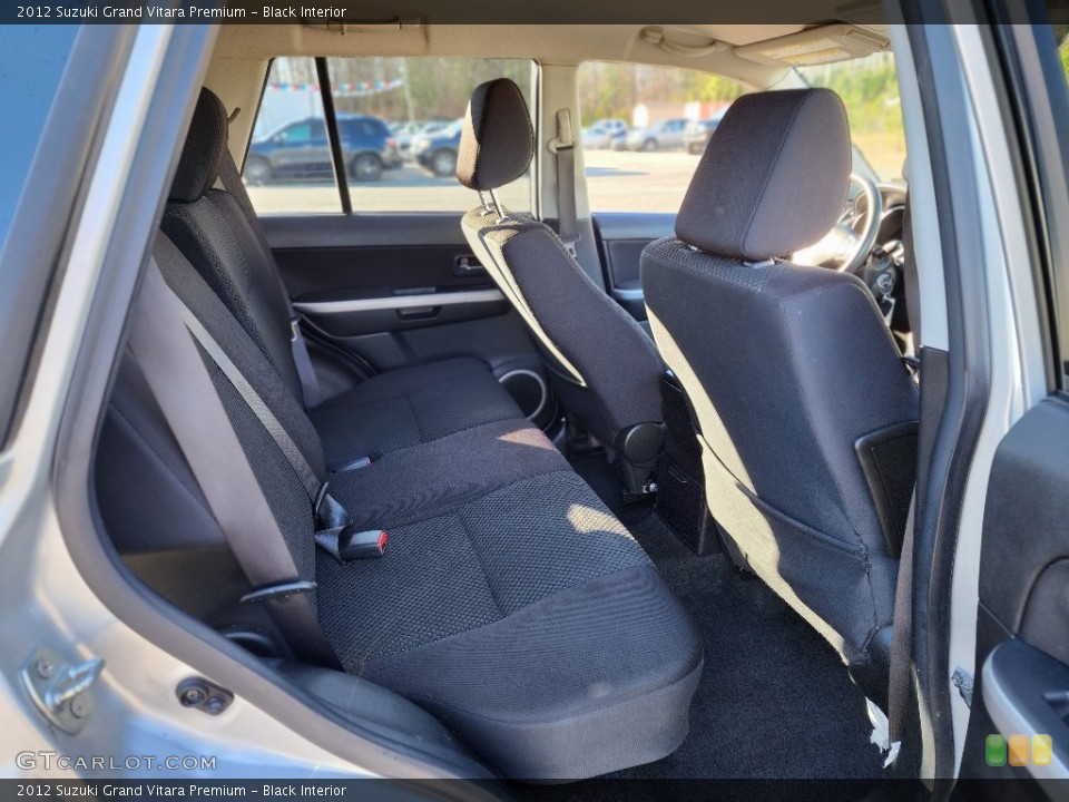 Black Interior Rear Seat for the 2012 Suzuki Grand Vitara Premium #145371169