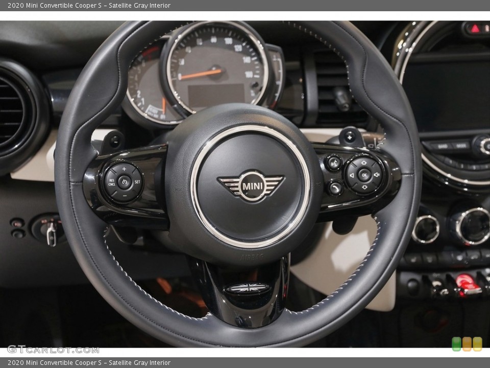 Satellite Gray Interior Steering Wheel for the 2020 Mini Convertible Cooper S #145374010