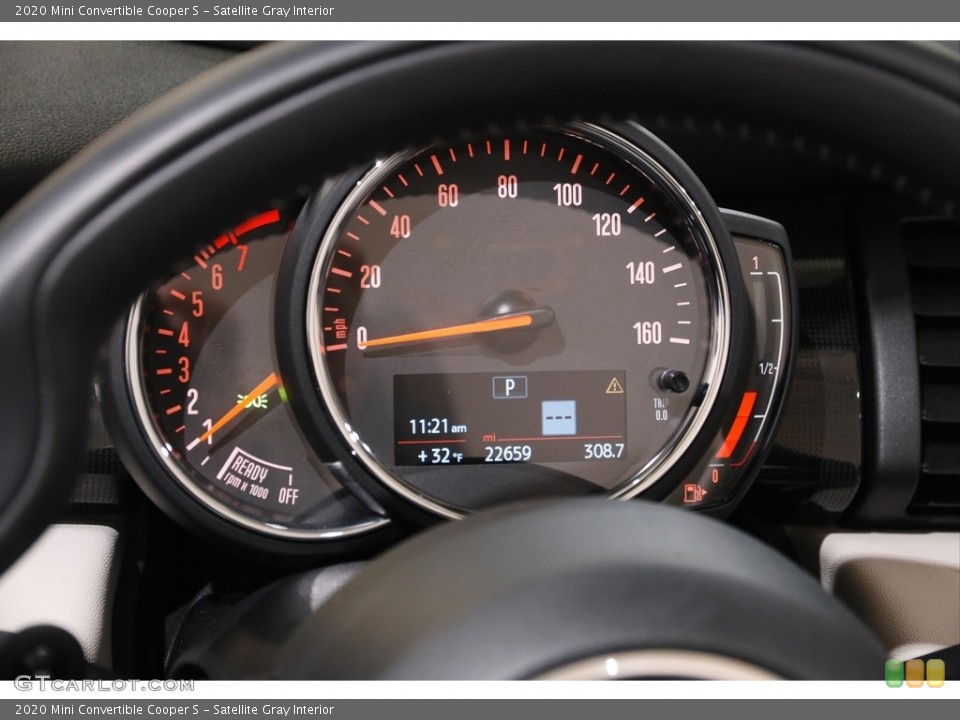 Satellite Gray Interior Gauges for the 2020 Mini Convertible Cooper S #145374028