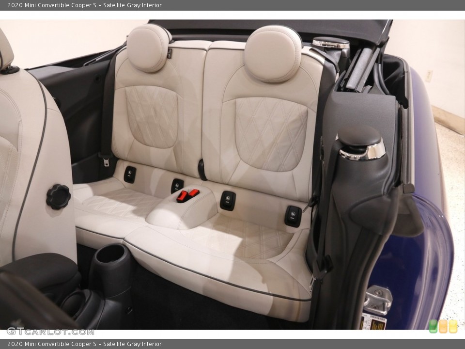 Satellite Gray Interior Rear Seat for the 2020 Mini Convertible Cooper S #145374229