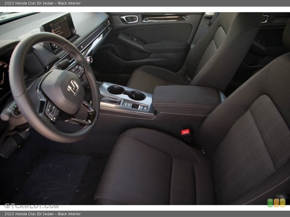 Black Interior Front Seat for the 2023 Honda Civic EX Sedan #145375648
