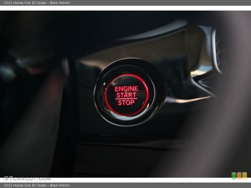Black Interior Controls for the 2023 Honda Civic EX Sedan #145375810