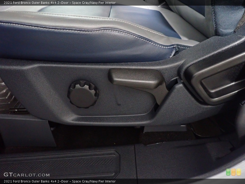 Space Gray/Navy Pier Interior Front Seat for the 2021 Ford Bronco Outer Banks 4x4 2-Door #145375861