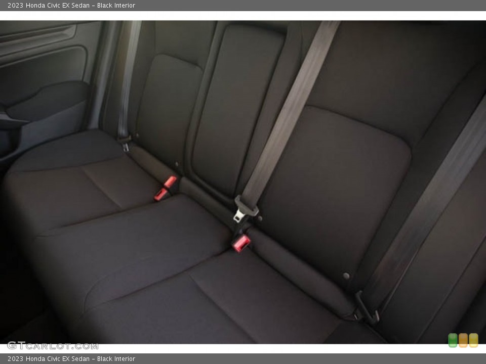 Black Interior Rear Seat for the 2023 Honda Civic EX Sedan #145375867