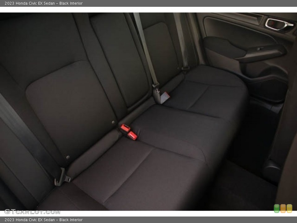 Black Interior Rear Seat for the 2023 Honda Civic EX Sedan #145375915