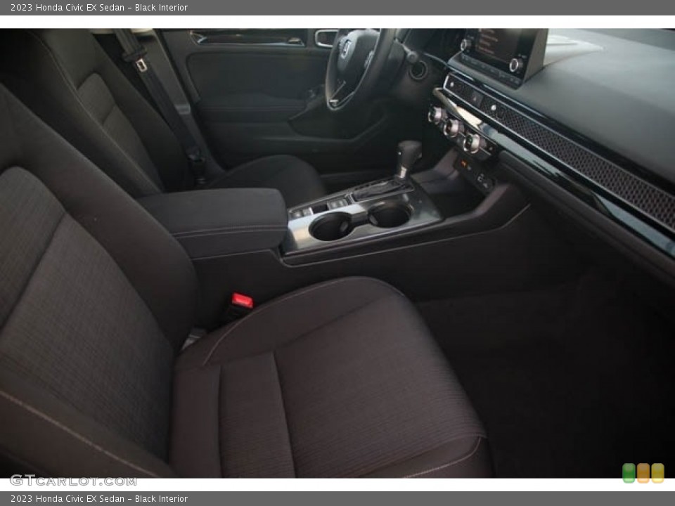 Black Interior Front Seat for the 2023 Honda Civic EX Sedan #145375936