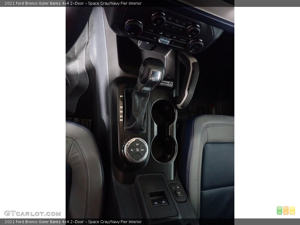 Space Gray/Navy Pier Interior Controls for the 2021 Ford Bronco Outer Banks 4x4 2-Door #145376059