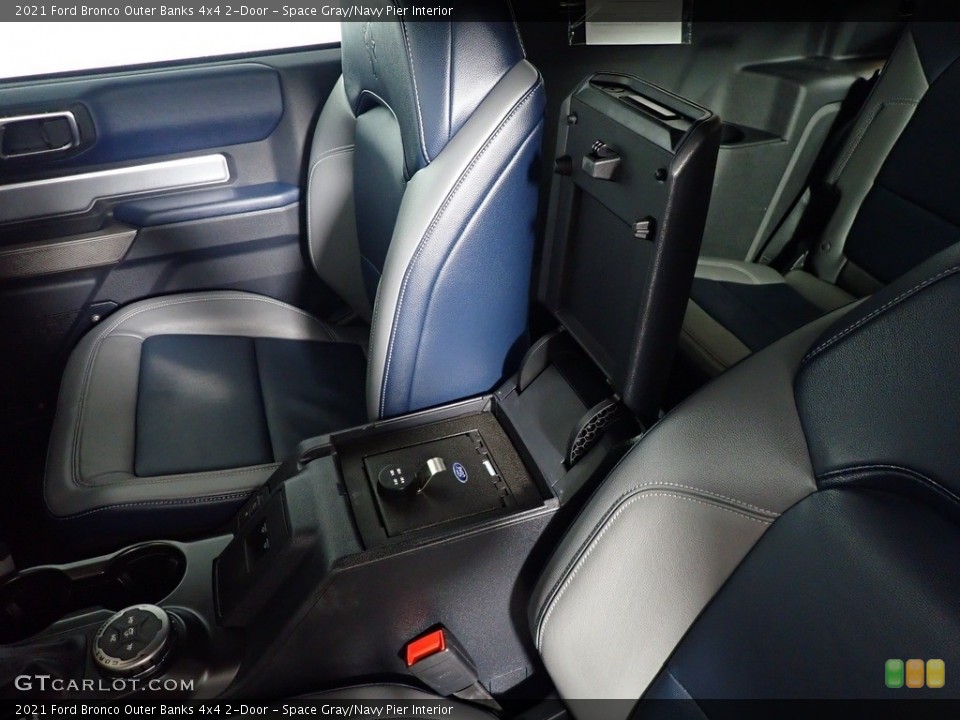 Space Gray/Navy Pier Interior Front Seat for the 2021 Ford Bronco Outer Banks 4x4 2-Door #145376068